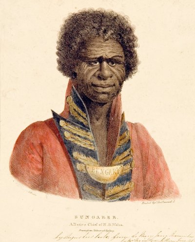 Bungaree un capo nativo del N.S. Wales da Augustus Earle