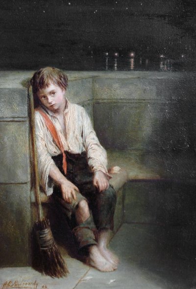 Un Jo londinese - la fine della giornata da Augustus Edwin Mulready