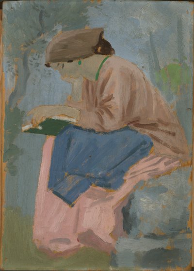 Una donna che legge - Studio provenzale da Augustus John