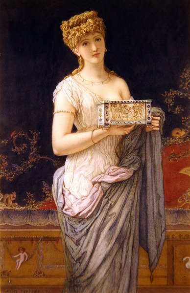 Ragazza Pompeiana da Augustus Jules Bouvier