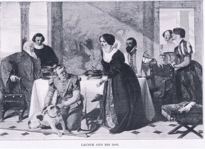Launce e il suo cane, da The Magazine of Art 1893, Cassell and Company da Augustus Leopold Egg