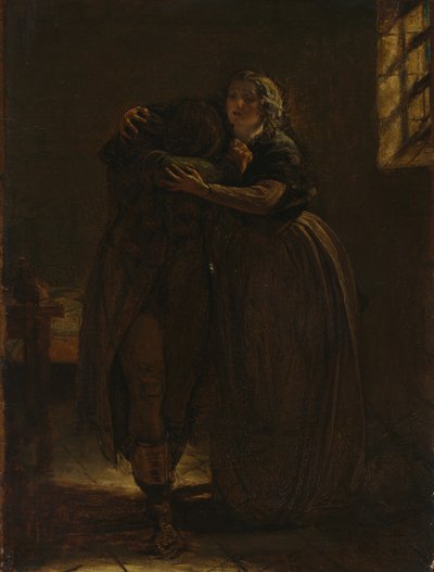 Studio per "Vieni a Riposare in Questo Seno, Mio Caro Afflitto" da Augustus Leopold Egg