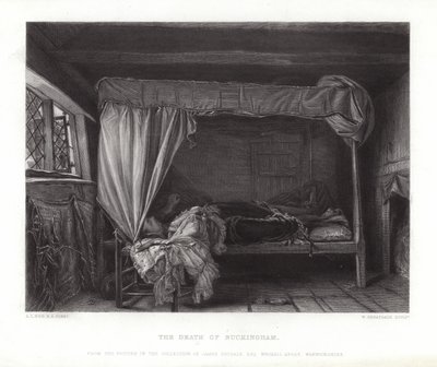 La morte di Buckingham da Augustus Leopold Egg