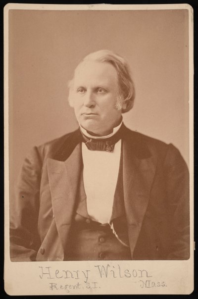 Ritratto di Henry Wilson 1812-1875 da Augustus Marshall