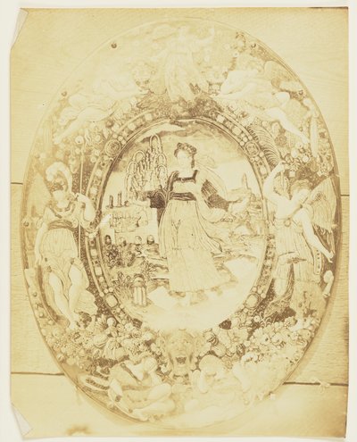 [Placca con figura allegorica di Grammatica] da Augustus W. Franks