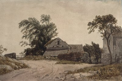 Cottage lungo la strada da Augustus Wall Callcott