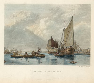 La piscina del Tamigi da Augustus Wall Callcott