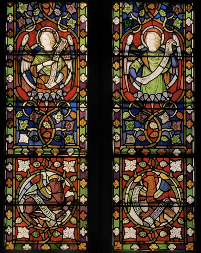 Cristo Circondato da Angeli (dettaglio) da Augustus Welby Northmore Pugin