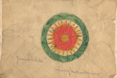Progetto per una Corona di Quercia e Ghianda, possibilmente correlato ai Progetti per la Sedia del Presidente da Augustus Welby Northmore Pugin