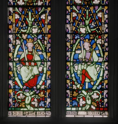 Finestra orientale con albero di Jesse (dettaglio) da Augustus Welby Northmore Pugin