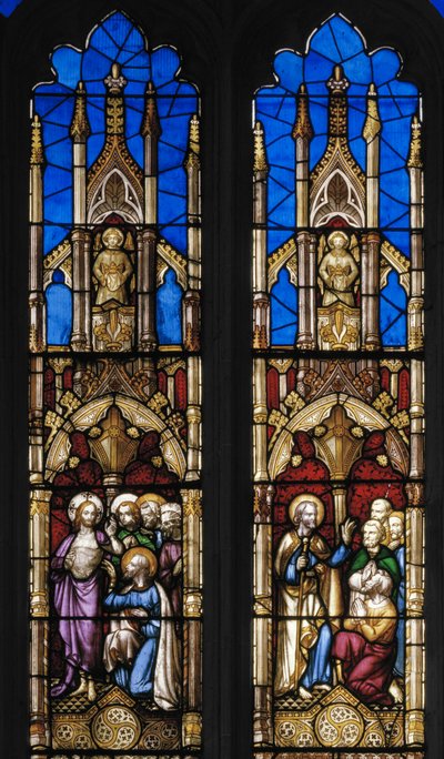 Eventi della vita di San Tommaso Apostolo (dettaglio) da Augustus Welby Northmore Pugin