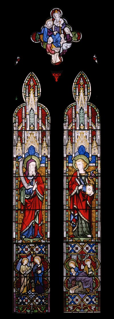 Isaia e San Giovanni Evangelista da Augustus Welby Northmore Pugin