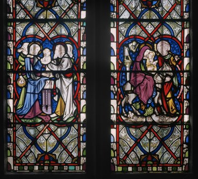 Finestra della Cappella della Madonna con Scene della Vita della Vergine (dettaglio) da Augustus Welby Northmore Pugin