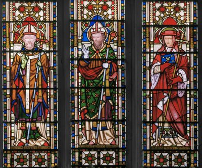 Vergine e Cristo con santi, finestra orientale (dettaglio) da Augustus Welby Northmore Pugin