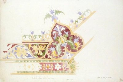 Progetto per un Piano di Tavolo da Augustus Welby Pugin
