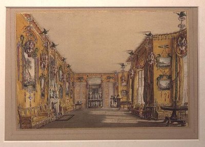Il Salotto Giallo (Nord) da Augustus Welby Pugin