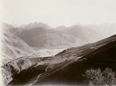 La confluenza del fiume Pamir con l