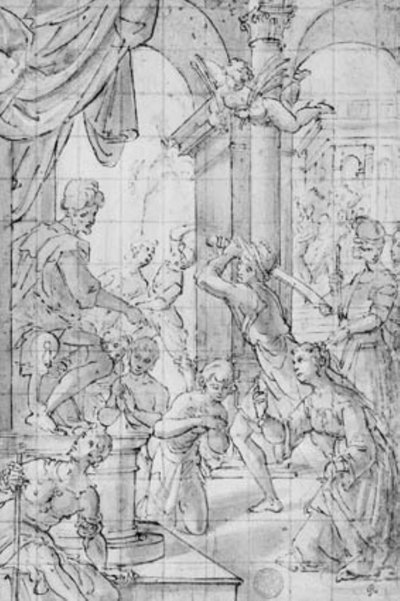 Il martirio dei Maccabei (?) da Aurelio Lomi