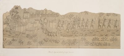 Assedio e saccheggio di una città (Kouyunjik), dai Monumenti di Ninive, pub. 1849 da Austen Henry Layard