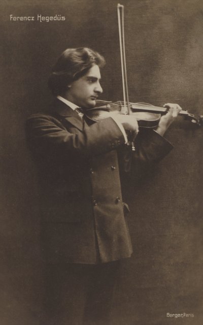 Ferencz Hegedus, violinista ungherese da Austrian Photographer