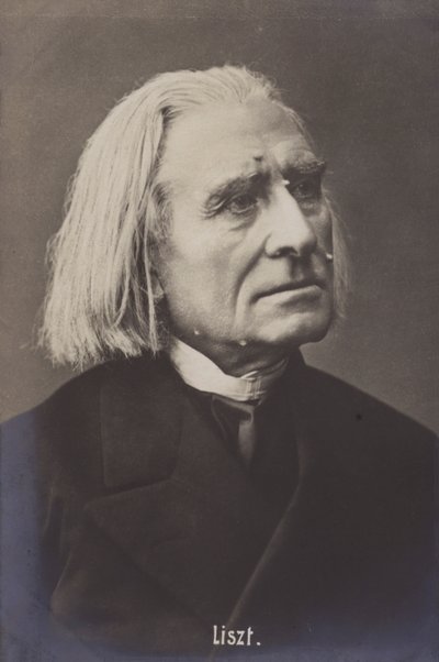 Franz Liszt, compositore ungherese da Austrian Photographer