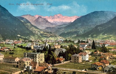 Gries, Bolzano e il Rosengarten, Tirolo da Austrian Photographer