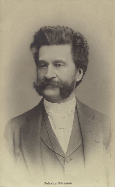 Ritratto di Johann Strauss II da Austrian Photographer