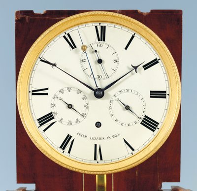 Orologio da tavolo con equazione del tempo e calendario completo da Austrian School