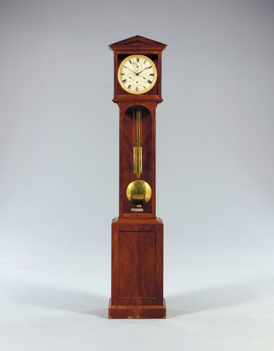 Orologio da terra mensile con equazione del tempo e calendario completo, 1806 da Austrian School