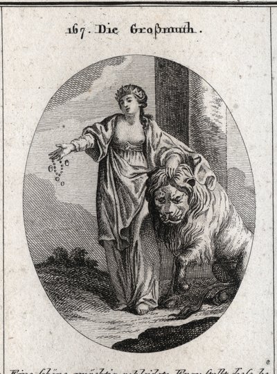 Allegoria della generosità con una corona d