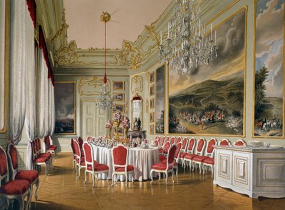 Sala da pranzo negli Appartamenti Imperiali, Palazzo di Schönbrunn (Patrimonio dell