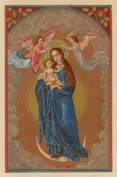 Gesù bambino mostra un fiore da Austrian School