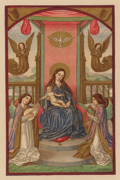 Gesù re degli angeli da Austrian School