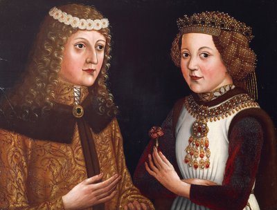 Ladislao Postumo Re di Boemia e Maddalena di Valois da Austrian School