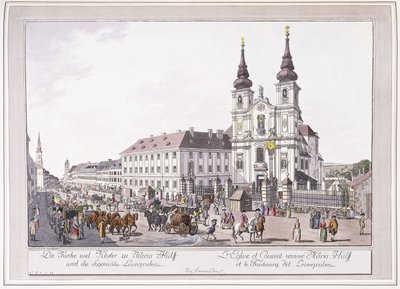 Chiesa Parrocchiale e Convento di Mariahilf a Leimggruben da Austrian School