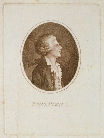 Ritratto di Ignace Pleyel da Austrian School