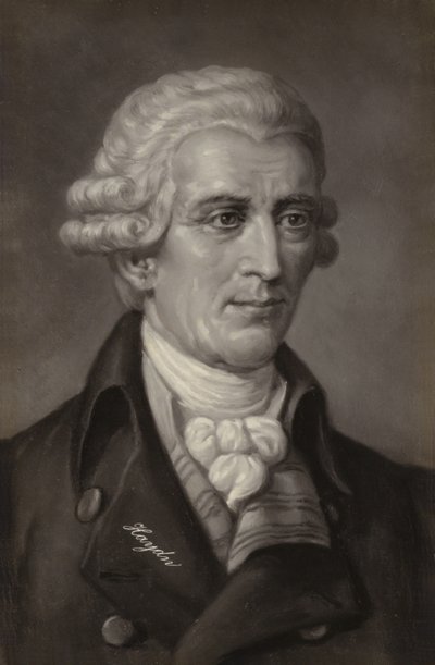 Ritratto di Joseph Haydn da Austrian School