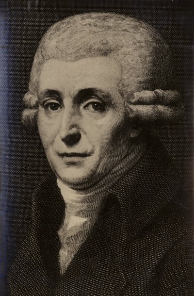 Ritratto di Joseph Haydn da Austrian School