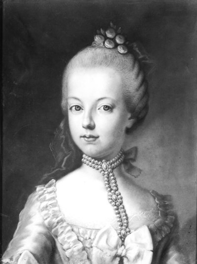 Ritratto di Maria Antonietta (1755-93) di Asburgo-Lorena, c.1771 da Austrian School