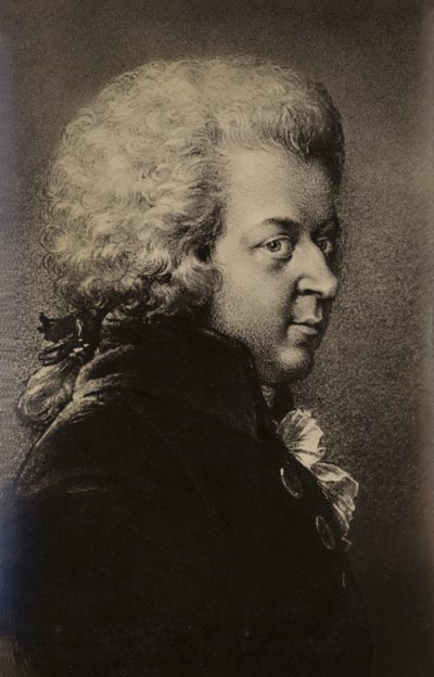 Ritratto di Wolfgang Amadeus Mozart da Austrian School