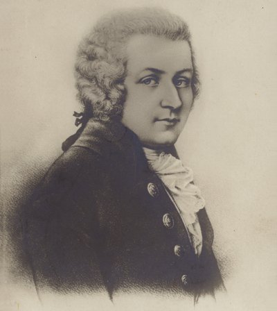 Ritratto di Wolfgang Amadeus Mozart da Austrian School