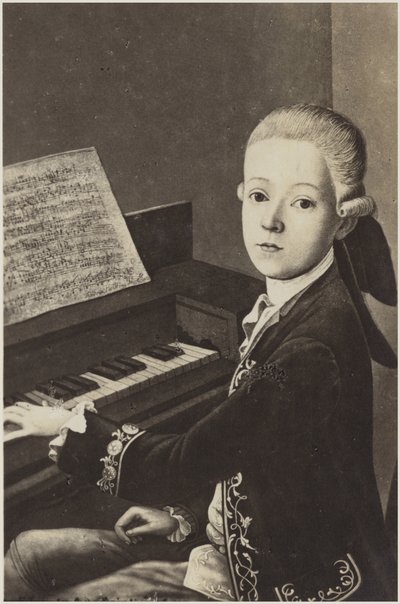 Ritratto di Wolfgang Amadeus Mozart da Austrian School