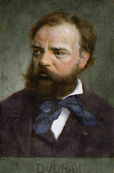 Cartolina raffigurante Antonin Dvorak (1841-1904) prima del 1914 da Austrian School