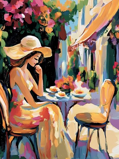 Un pomeriggio colorato al caffè da Avanesova Elena