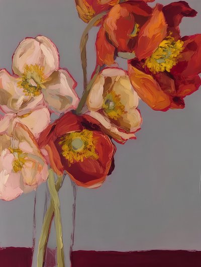 Bouquet di papaveri colorati da Avanesova Elena
