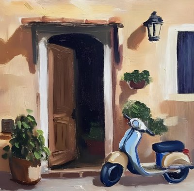 Porta per scooter europei da Avanesova Elena