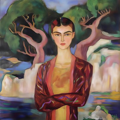Ritratto di una donna serena da Avanesova Elena