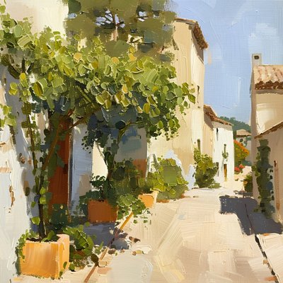 Vialetto del Villaggio Soleggiato da Avanesova Elena