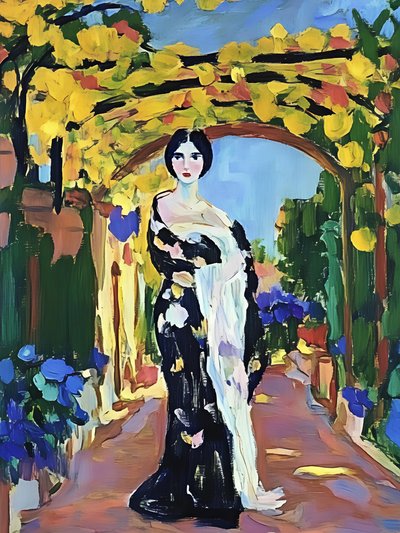 Donna sotto l