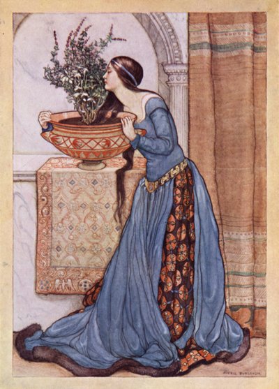John Keats: Isabella, o, Il vaso di basilico da Averil Mary Burleigh